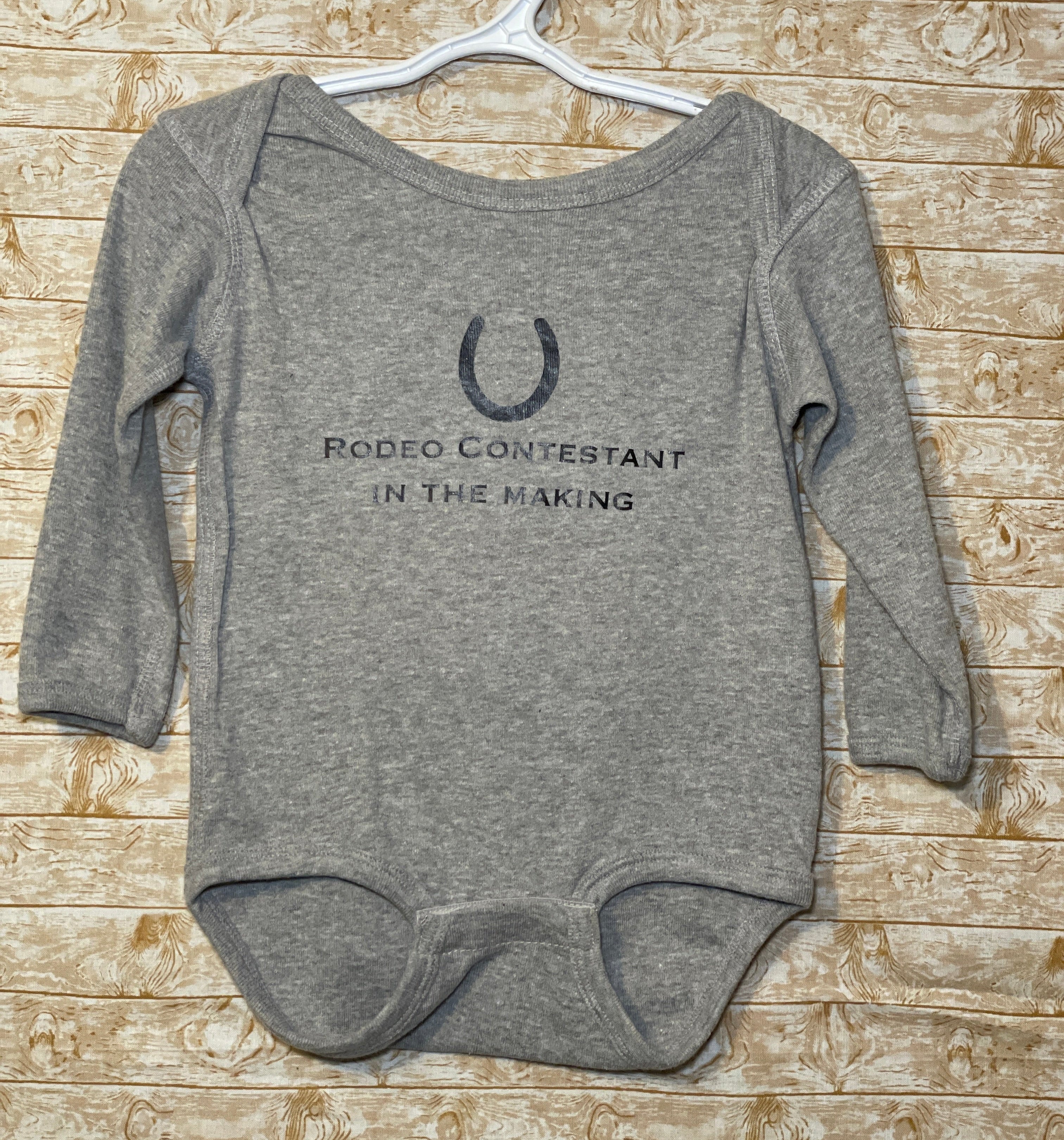 Rodeo Contestant Long Sleeve Onesie