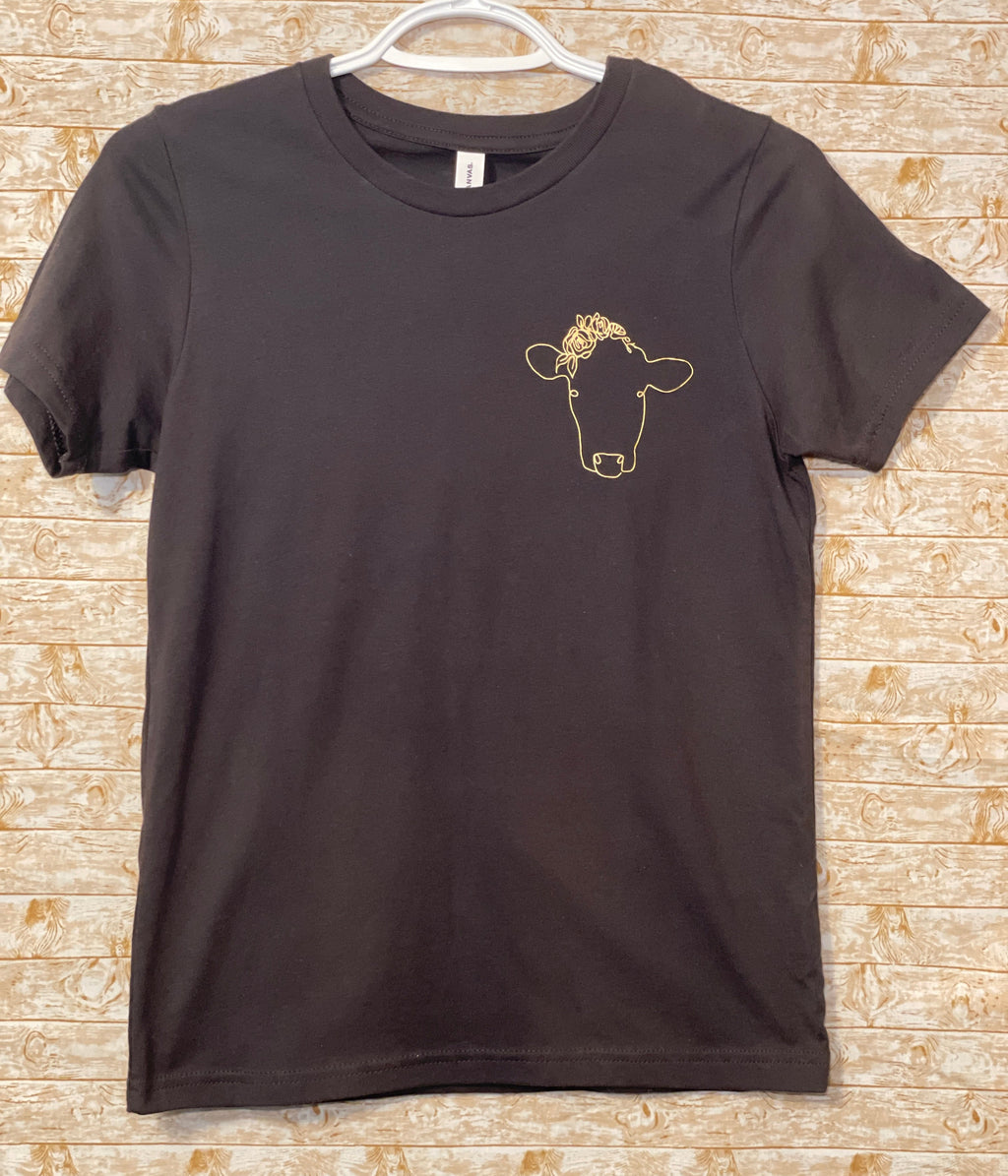 Youth Floral Cown Tee
