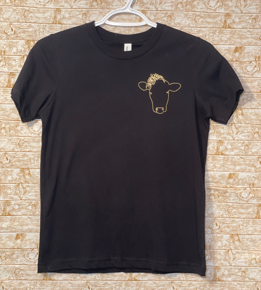 Youth Floral Cown Tee